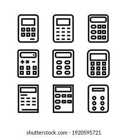 calculator icon or logo isolated sign symbol vector illustration - Collection of high quality black style vector icons
