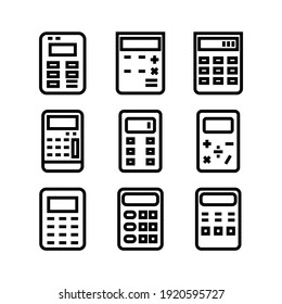 calculator icon or logo isolated sign symbol vector illustration - Collection of high quality black style vector icons
