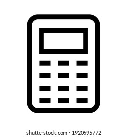 calculator icon or logo isolated sign symbol vector illustration - high quality black style vector icons
