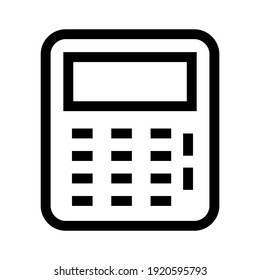 calculator icon or logo isolated sign symbol vector illustration - high quality black style vector icons
