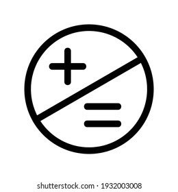 calculator icon or logo isolated sign symbol vector illustration - high quality black style vector icons
