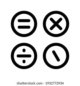 calculator icon or logo isolated sign symbol vector illustration - high quality black style vector icons
