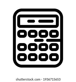 calculator icon or logo isolated sign symbol vector illustration - high quality black style vector icons
