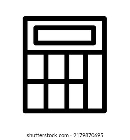 calculator icon or logo isolated sign symbol vector illustration - high quality black style vector icons
