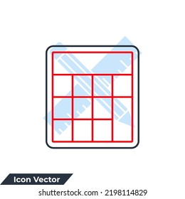 calculator icon logo vector illustration. calculator symbol template for graphic and web design collection