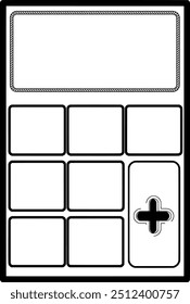Icono de la calculadora. Haga su icono de la aplicación más atractivo y elegante.