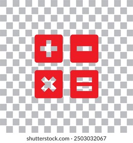 calculator icon , math icon