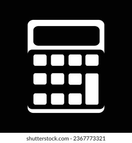 Calculator icon. Math education sign