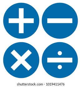 Calculator icon, mathematics symbol. Vector illustration