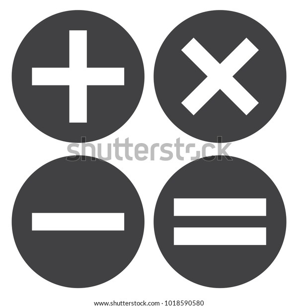 Calculator\
icon, mathematics symbol. Vector\
illustration