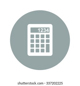 Calculator icon.  Modern design flat style icon.