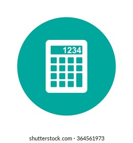 Calculator icon.  Modern design flat style icon.