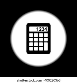 Calculator icon.  Modern design flat style icon.