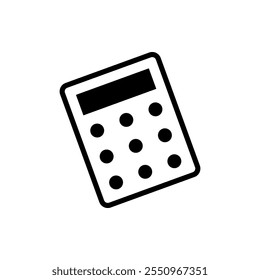 calculator icon, modern vector isolated on white background.