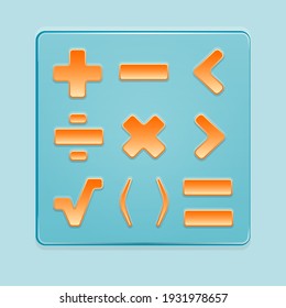 Rechner-Symbol im neuen Morphismus-Stil. Vektorbild für App, Online-Bildung, Außendienst und andere Anwendungen.