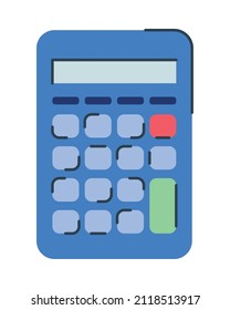 icono de calculadora sobre fondo blanco