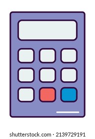 calculator icon on white background