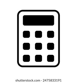Calculator icon on white background. Calculator sign.