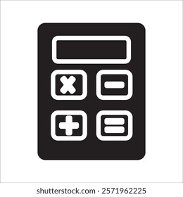 calculator icon on a white background