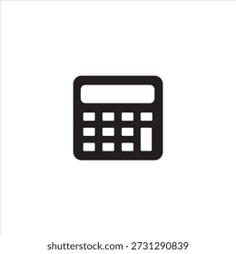 calculator icon on white background