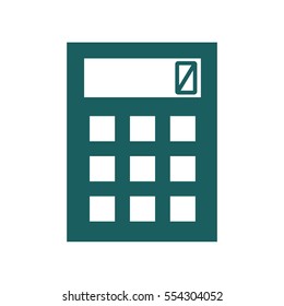 calculator icon on white background