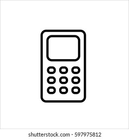 calculator icon on white background
