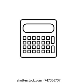 calculator icon on white background