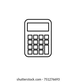 calculator icon on white background