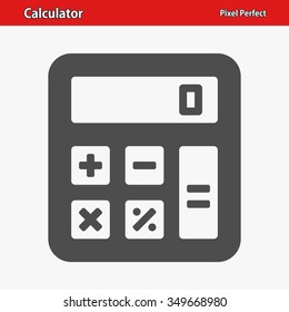 Calculator Icon. Professional, pixel perfect icons optimized for both large and small resolutions. EPS 8 format.