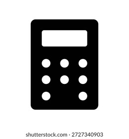 Rechnersymbol, das die Buchhaltung und die numerische Datenverarbeitung der Berechnungsfinanzierung darstellt
