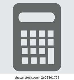 Calculator icon representing calculations, mathematics, problem-solving, and numerical operations.