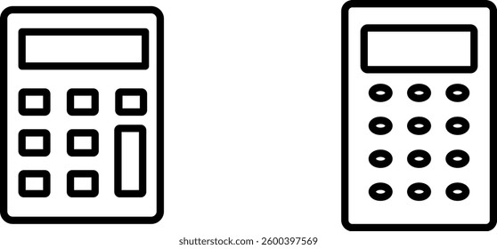 "Calculator Icon Representing Financial Calculation, Mathematics, and Problem-Solving"