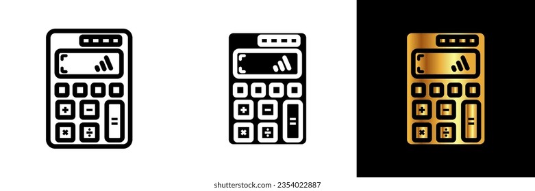 Calculator Icon, ein Symbol, das einen Rechner darstellt und mathematische Berechnungen, Präzision und numerische Operationen für verschiedene Aufgaben und Anwendungen symbolisiert.