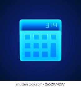 Ícone da Calculadora - Representa uma calculadora, simbolizando matemática, cálculos e habilidades analíticas. Perfeito para conteúdo educacional, recursos matemáticos e materiais acadêmicos