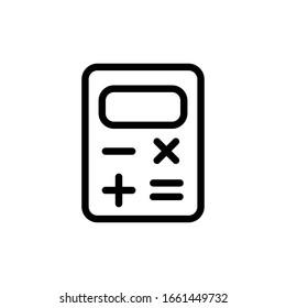 Calculator Icon, Savings, Finance icon vector