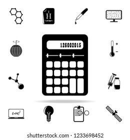 calculator icon. The science icons universal set for web and mobile