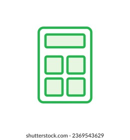 Calculator icon set. Accounting calculator icon. calculator vector