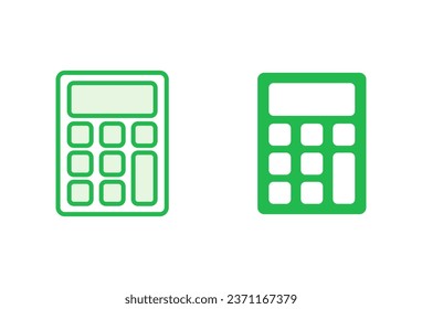 Calculator icon set. Accounting calculator icon. calculator vector