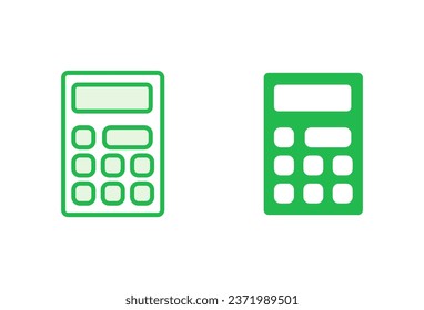Calculator icon set. Accounting calculator icon. calculator vector