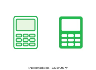 Calculator icon set. Accounting calculator icon. calculator vector