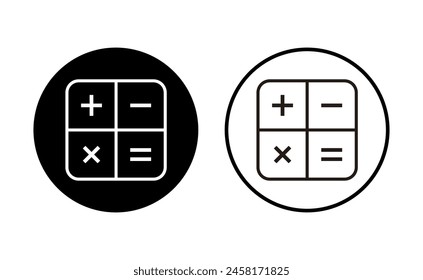 Calculator icon set. Accounting calculator icon. calculator vector
