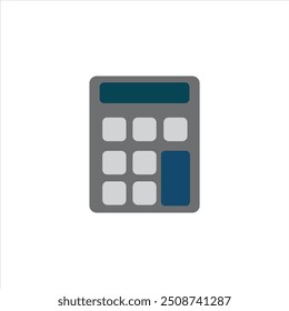 Calculator icon set. Accounting calculator icon. calculator vector colorful logo on white background 
