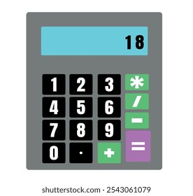 Calculator icon set. Accounting calculator icon. calculator vector