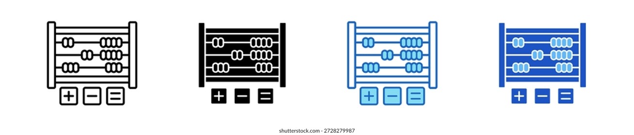 Calculator  Icon Set Multiple Style Collection 
