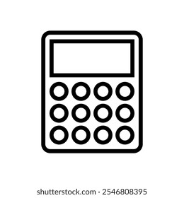 Calculator icon set. Vector illustration.