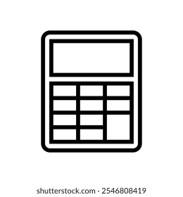 Calculator icon set. Vector illustration.