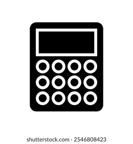 Calculator icon set. Vector illustration.