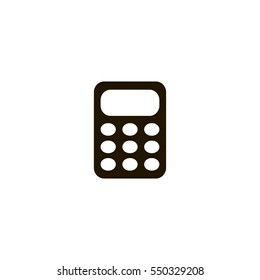 calculator icon. sign design