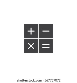 calculator icon. sign design