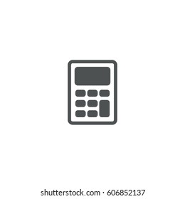 calculator icon. sign design